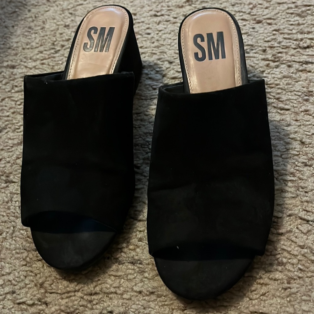 Steve Madden open toe low heel slide